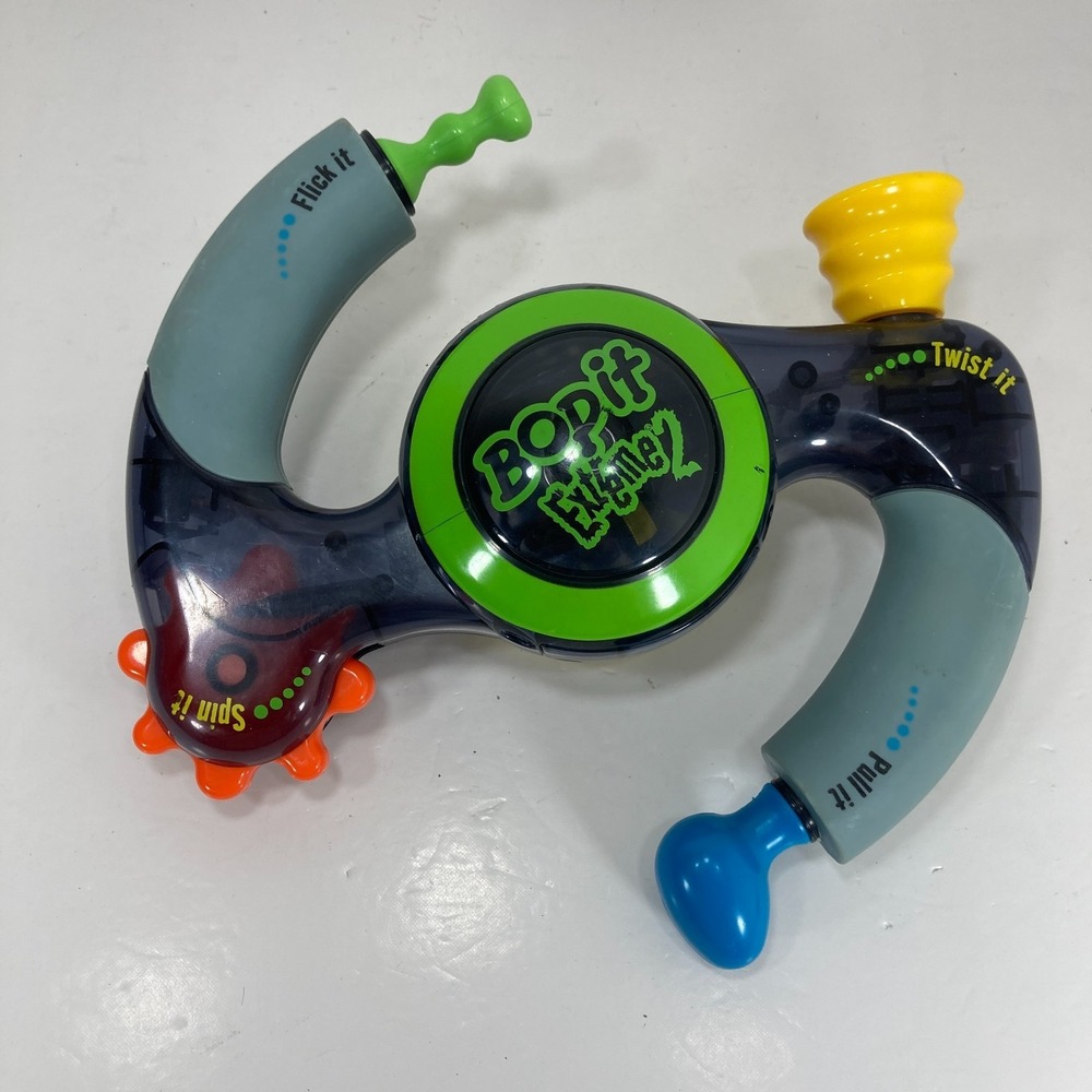 Bop It Extreme 2 Handheld Electronic Game Hasbro 2002 Tested And Working